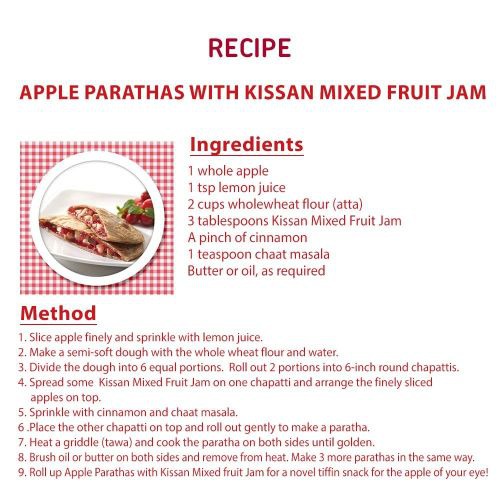 Kissan Mixed Fruit Jam, With 100% Real Fruit Ingredients